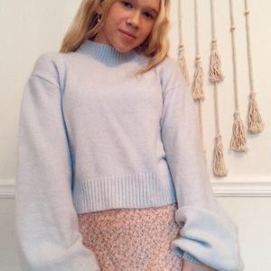Baby Blue turtle neck